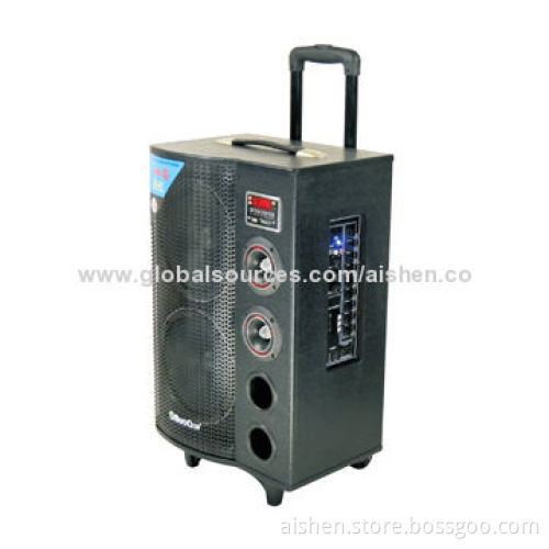 Trolley Speaker with Mic/Remote Control/Rechargeable Battery/Display